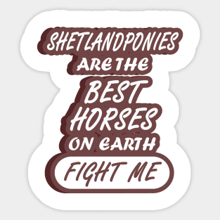 Shetlandpony Horse Small Mini Stringles Sticker